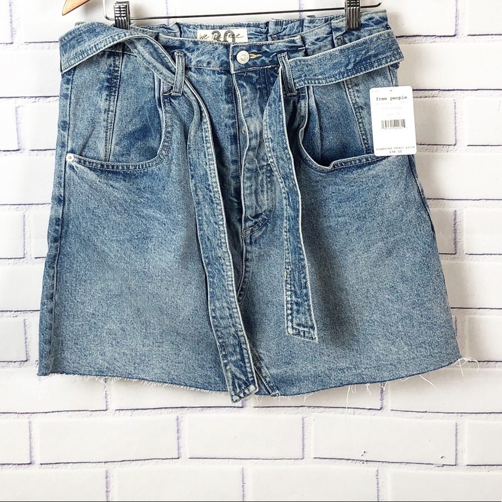 NWT Free People East of Eden Mini Skirt Sz 30